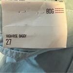 BDG Urban Outfitters High Rise Baggy Carpenter cargo jeans light blue sz 27 NWT Photo 10