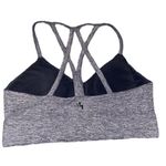 JoyLab ✨ Charcoal Heather Grey Strappy Longline Brushed Jersey Sports Bra✨ Photo 4