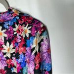 PINKO Floral Sleeved Sheath Mini Silk Dress in Size Large (44) Photo 4