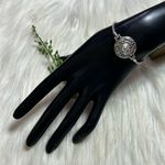 Monogram J snap button adjustable bracelet Silver Photo 5