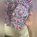 Lilly Pulitzer Lily Pulitzer Sea View Linen Floral Button Down Shirt Photo 2