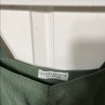 Paper Crane Green Sheath Midi Dress Side Slit Size Medium C 15” W 14” L 37” Photo 1