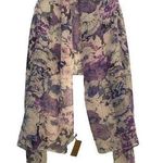 Gold Coast Floral Scarf blue & purple NWT Photo 0