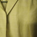 Akris Yellow Linen Blend Blazer Jacket Size 8 Photo 9