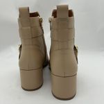 Coach  Women's Nadia Ankle Bootie Tan Beechwood Leather Size 7.5B Photo 3