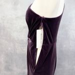 Revelry Women Aurora Velvet Gown Size 4 One Shoulder Glam Formal Elegant Luxury Purple Photo 6