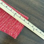 Misook V-Neck Tweed Jacket Knit Gold Button Closure Red Orange Size M Office Photo 9