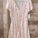 BP Nordstrom Floral Dress pink SMALL short sleeves Bohemian NEW Photo 1