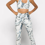 MPG Sport  Score High Waist Printed Performance Legging - size small Photo 0