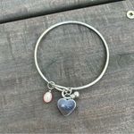 Alex Lemonade Stand Friend of Alex Heart Charm Honora Pearl Bracelet Silver Photo 4