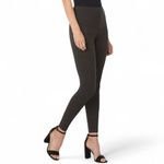 Liverpool Los Angeles Reese High Rise Ankle Legging Black Houndstooth Size 8 Green Photo 2