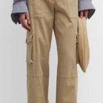 Nili Lotan Yannic cargo pants Latte brown beige Size 4 Photo 0