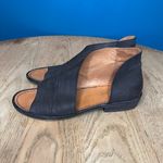 Free People  Mont Blanc Western Sandal Black Charcoal Leather Women’s Size 8.5 Photo 3