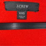 J.Crew Juliette Collarless Red Merino Wool Blend Knit Sweater Blazer Cardigan Photo 5