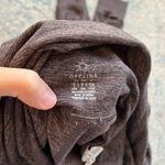 Aerie [Offline by ] Heathered Brown Fold-Over Joggers- Size Small Long Photo 6