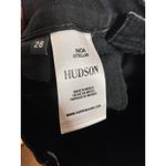 Hudson  Jeans Womens 28 Black Coated Noa Stellar High Rise Straight Crop Denim Photo 11