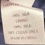 Loeffler Randall  Blue 100% Silk Sleeveless Cut Out Mini Dress Size 4 Photo 7