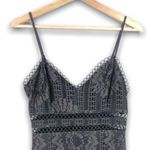 Storia - Black Eyelet Panel Mini Dress - S Photo 2