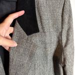 Alfred Dunner Vtg  grey and black velvet collared blazer jacket Photo 1