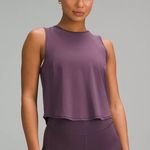 Lululemon - Sculpt Crop Tank - Grape Thistle - $58 - Size 4 Photo 0