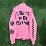 Machine Gun Kelly Tickets to My Downfall Oversized Hoodie Size Extra Large Photo 0