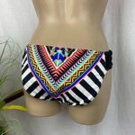 PINK - Victoria's Secret Victoria's Secret Pink Multi Color Tribal Print Bikini Swim Bottoms NEW M Photo 3