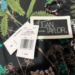 Julian Taylor  Mock Neck Floral A -Line Dress NWT Size 8 Photo 8