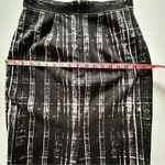 Banana Republic  Sloan Pencil Skirt Black White Stripe Size 4 Photo 9