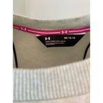 Under Armour L/s Heathered Mint Green Crew Neck Loose Sweatshirt Med Crop Photo 1