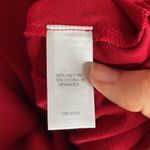 J Jill Wearever collection red stretch jersey knit tiered long sleeve dress XS Photo 7