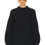 Free People  Sunbeam Sweater in Black Photo 0