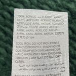 Edikted Green Star Crop Knit Sweater Women's XS S Chunky Cozy Photo 8