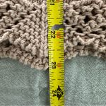 American Eagle Women’s Khaki Knit V-Neck Sweater Size L Photo 6