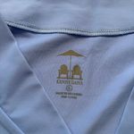 Kenny Dana 3/4 Sleeve Tapered V Neck Top Periwinkle Blue Size L UPF50 NWT Size L Photo 2