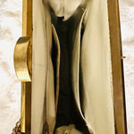 Vintage Floral Needlepoint Handbag Purse Petit Point Tapestry Bag Pink Photo 9