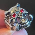 Retro punk predator rings for men biker size 8 Photo 7