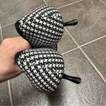 Vivaia Pointed Toe Kitten Heels Womens Shoes Houndstooth Black White EU 38.5 Size 7.5 Photo 7