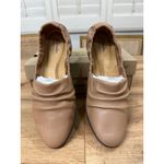 Clarks Jenette Ruby Slip Ons Praline Leather Size 9 NIB Office Cushion Soft Photo 7