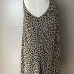 Anthropologie Cloth & Stone Cheetah Halter Mini Dress Photo 3
