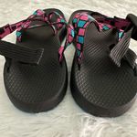 Chacos Chaco Tegu Pink Blue Textile Strappy Classic Sport Sandals‎ Women’s Size 6 Photo 2