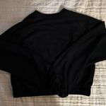 SO A Black Cropped Crewneck Photo 1