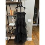 BCBGMAXAZRIA Corset Tulle Oly Gown Black Womens Size 0 Photo 5
