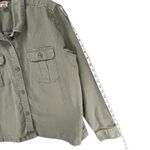 Duluth Trading Co Shacket Womens XXL Green Button Up Utility Jacket Gorpcore Size 2X Photo 8