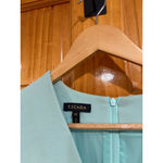 Escada Mint Green Virgin Wool Dress Women’s 42 Sleeveless Midi Made in Romania Size 10 Photo 1