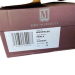 Bruno Magli Perla Cognac Brown Leather Sandals Gold Studded NWTS NIB size 10 Tan Photo 6