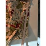 Maison d'Amelie Linen Blend floral skirt, casual, tie, wrap, short, summer F14 Pink Size L Photo 6