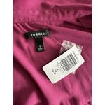 Torrid New Women's Plus Boysenberry Chiffon Drape Trench Duster 1 Missing Belt Photo 5