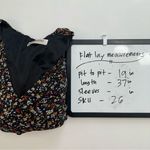 Manydress Womens Chiffon Floral Print‎ Vneck Casual Mini Boho Swing Dress Large Photo 15