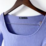 ZARA  Ribbed Square Neck Bodysuit  Photo 7