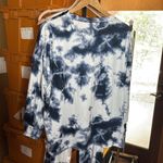 INS Navy Blue Tie Dye Loungewear Pajama Set Size XL Photo 7